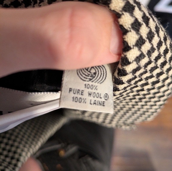 Anne Klein Checkerboard Blazer Size 6 - Picture 4 of 5